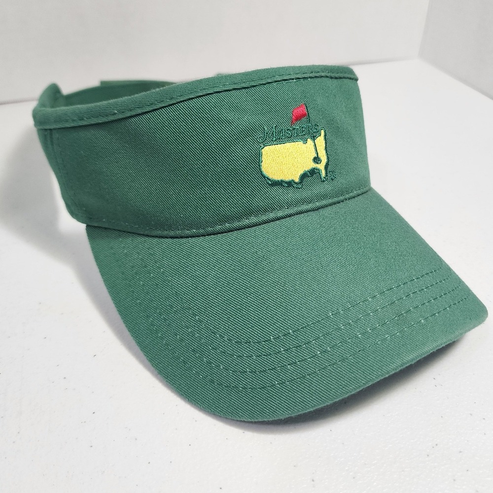Masters Golf Visor American Needle Green Adjustable Cotton Tournament Hat